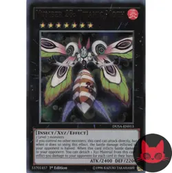 Yugioh Number 28: Titanic Moth DUSA-EN013 Ultra Rare 1st Edition NM - Image 1