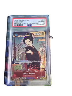 2024 One Piece English Version Nico Robin 1st Anniversary Set ST01-010 PSA 10 - Image 1