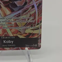 Bandai One Piece Koby EB04-044 Super Rare Holo Alt Art 6 Cost 7000 Power - Image 4