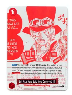 But Ace Here Said You Deserved It!! 3rd Anniversary Treasure Campaign Pack OP13 - Image 1