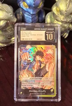 2024 One Piece Monkey D. Luffy LEADER ST13-003 Ultra Deck CGC PRISTINE / PSA 10 - Image 3