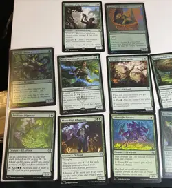MTG Bulk Lot #23 10 Cards: Mono-Green Elves Theme, Cube/EDH/Deckbuilding - Image 1