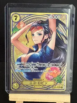 Nico Robin EB03-055 SP Alt Art SR Heroines Edition One Piece Card Japanese NM - Image 2
