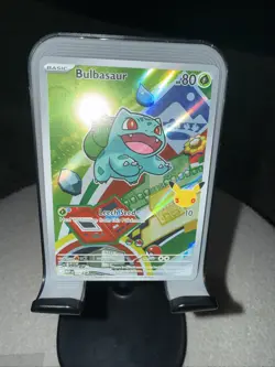 Pokemon Bulbasaur Mega Evolution Promo Holo Full Art Basic Card 037 80 HP - Image 1