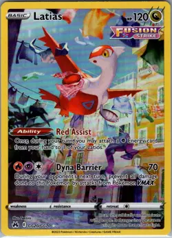 Latias GG20/GG70 SWSH: Crown Zenith: Galarian Gallery - Pokemon Card - NM - Image 1