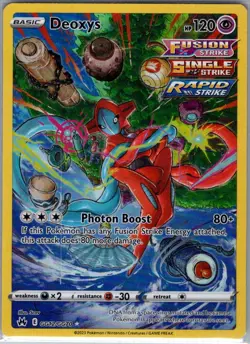 Deoxys GG12/GG70 SWSH: Crown Zenith: Galarian Gallery - Pokemon Card - NM - Image 1