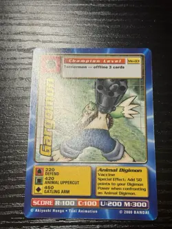 Gargomon Mo-03 Digimon Movie Promo Card 2000 - Image 3