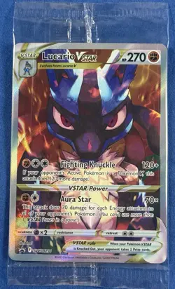 Pokemon Lucario VSTAR SWSH291 SWSH: Sword & Shield Promo Cards Holo SEALED! B15 - Image 1