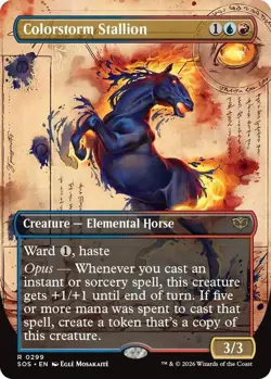 Colorstorm Stallion (Borderless) - Secrets of Strixhaven (SOS) - Image 1