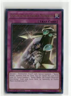 Yugioh Destruction Sword Memories MP25-EN281 Ultra Rare NM 1st Ed - Image 1