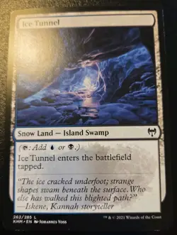 Ice Tunnel 262/285 Land Kaldheim Magic: The Gathering - Image 1