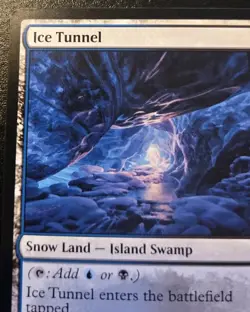 Ice Tunnel 262/285 Land Kaldheim Magic: The Gathering - Image 2