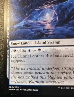 Ice Tunnel 262/285 Land Kaldheim Magic: The Gathering - Image 4