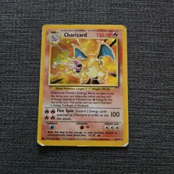 Original HOLO Charizard 4/102 Base Set 1998 Vintage Pokemon Card WOTC HP PSA1 - Image 1