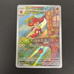 Pokemon TCG Simisear Card 100/086 White Flare S&V IR - Image 1