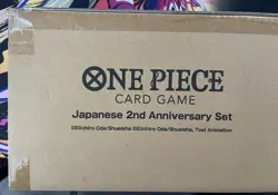 One Piece Card Game Japanese 2nd Anniversary Set English Cards Sealed! - Image 2