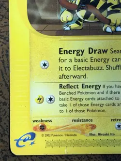 Electabuzz 76/165 Expedition Uncommon Pokemon Card. - Image 5