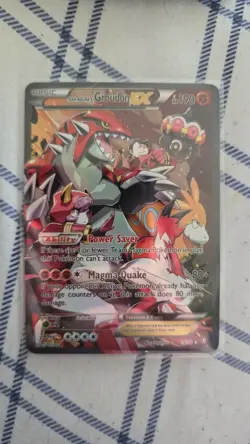 Pokemon Team Magma's Groudon EX Double Crisis Ultra Rare Card 15/34 - Image 1