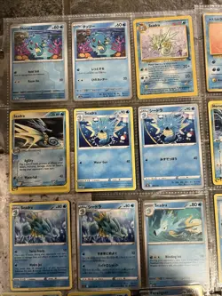 Pokemon TCG Water Card Lot 108 English Holo/Reverse Holo Horsea Seadra - Image 3