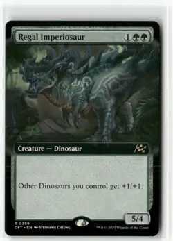 Regal Imperiosaur Extended Art Aetherdrift MTG NM - Image 1