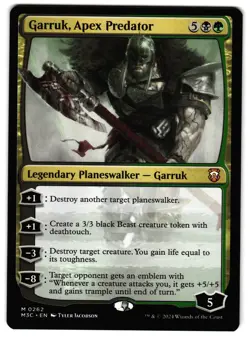 Garruk, Apex Predator 262 - NM - Commander: Modern Horizons 3 M - Image 1