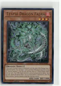 Yugioh Tenpai Dragon Fadra MP25-EN183 Ultra Rare NM 1st Ed - Image 1