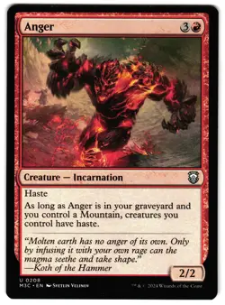 Anger 208 - NM - Commander: Modern Horizons 3 U - Image 1