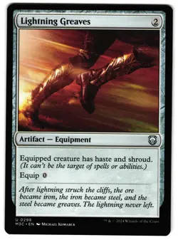 Lightning Greaves 298 - NM - Commander: Modern Horizons 3 Normal U - Image 1