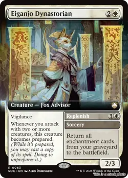 Eiganjo Dynastorian (Extended Art) [SOC - 63] - NM TCG MTG - Image 1