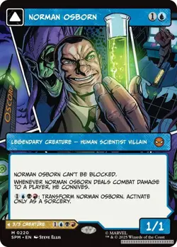 Norman Osborn (Borderless) [SPM - 220] - NM TCG MTG - Image 1