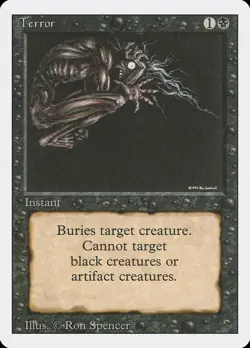 Revised Terror MTG Magic the Gathering NM - Image 1