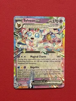 Pokemon TCG Sylveon EX Prismatic Evolutions Double Rare Holo Card 41/131 NM/Mint - Image 1