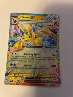 Pokemon TCG Jolteon EX 30/131 Prismatic Evolutions Double Rare - Image 1