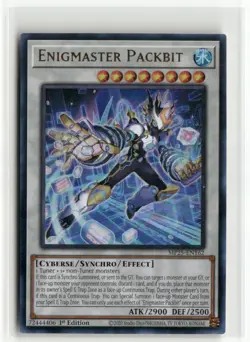 Yugioh Enigmaster Packbit MP25-EN162 Ultra Rare NM 1st Ed - Image 1