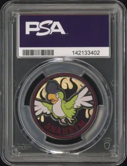 Pokemon Pikachu Rockabilly World Championship 2025 Coin LOW POP PSA 10 Gem Mint - Image 2