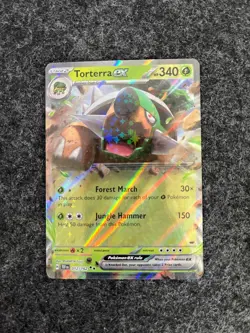 Torterra ex 012/162 Double Rare Temporal Forces Pokemon Near Mint - Image 1