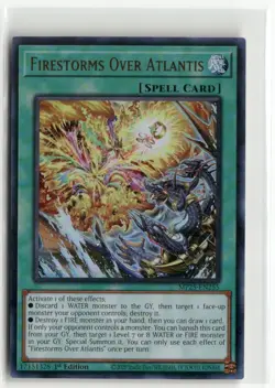 Yugioh Firestorms Over Atlantis MP25-EN255 Ultra Rare NM 1st Ed - Image 1