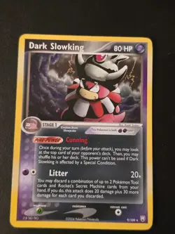 Dark Slowking 9/109 Holo Pokemon EX Team Rocket Returns - Image 1