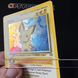 Pichu 12/111 Neo Genesis WOTC Vintage Holo Pokemon TCG - LP/NM B4 - Image 4