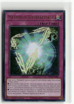 Yugioh Mathmech Superfactorial MP25-EN287 Ultra Rare NM 1st Ed - Image 1