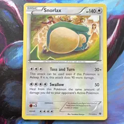 Pokemon TCG Snorlax 77/124 Fates Collide Rare - NM - Image 1