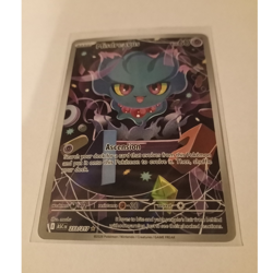 Pokemon TCG Misdreavus Illustration Rare Full Art Holo 233/217 60 HP - Image 1