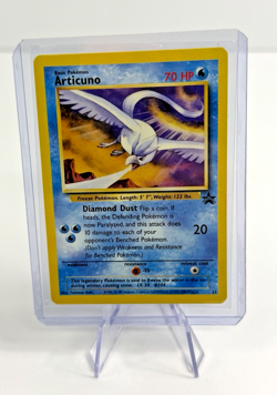 2000 Pokemon Articuno Black Star Promo #22 NM Aoki Error - Image 1