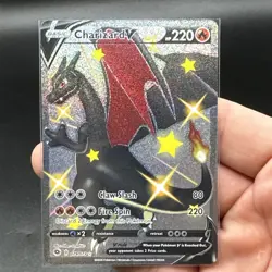 Charizard V Pokemon 2020 SWSH Champions Path Shiny Secret Rare 079/073 - Image 2