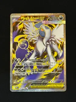 Pokemon Mega Absol ex 161/132 Me01: Mega Evolution Holo (NM) - Image 1