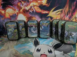 Pokemon Shining Fates Mini Tins Lot of 7 Tins - Image 1