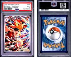 Pokemon Destined Rival's Ethan's Typhlosion Illustration Rare 190/182 PSA 9 - Image 1