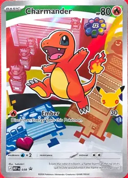 The Pokemon Company Pokemon TCG Charmander 038 Promo Holo Basic 80 HP EN 2026 - Image 1