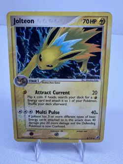 Pokemon Jolteon Unseen Forces Holo Rare 70HP #8/115 Pokemon TCG - HP - Image 1