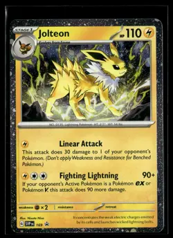 Jolteon 169 Scarlet & Violet Promo Pokemon - Image 1